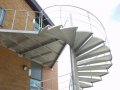 External commercial staircase